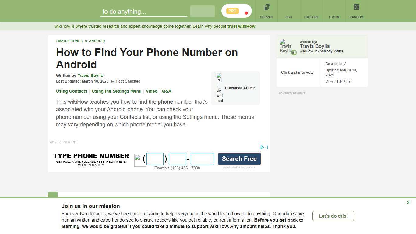 How to Find Your Phone Number on Android: 8 Steps (with Pictures)